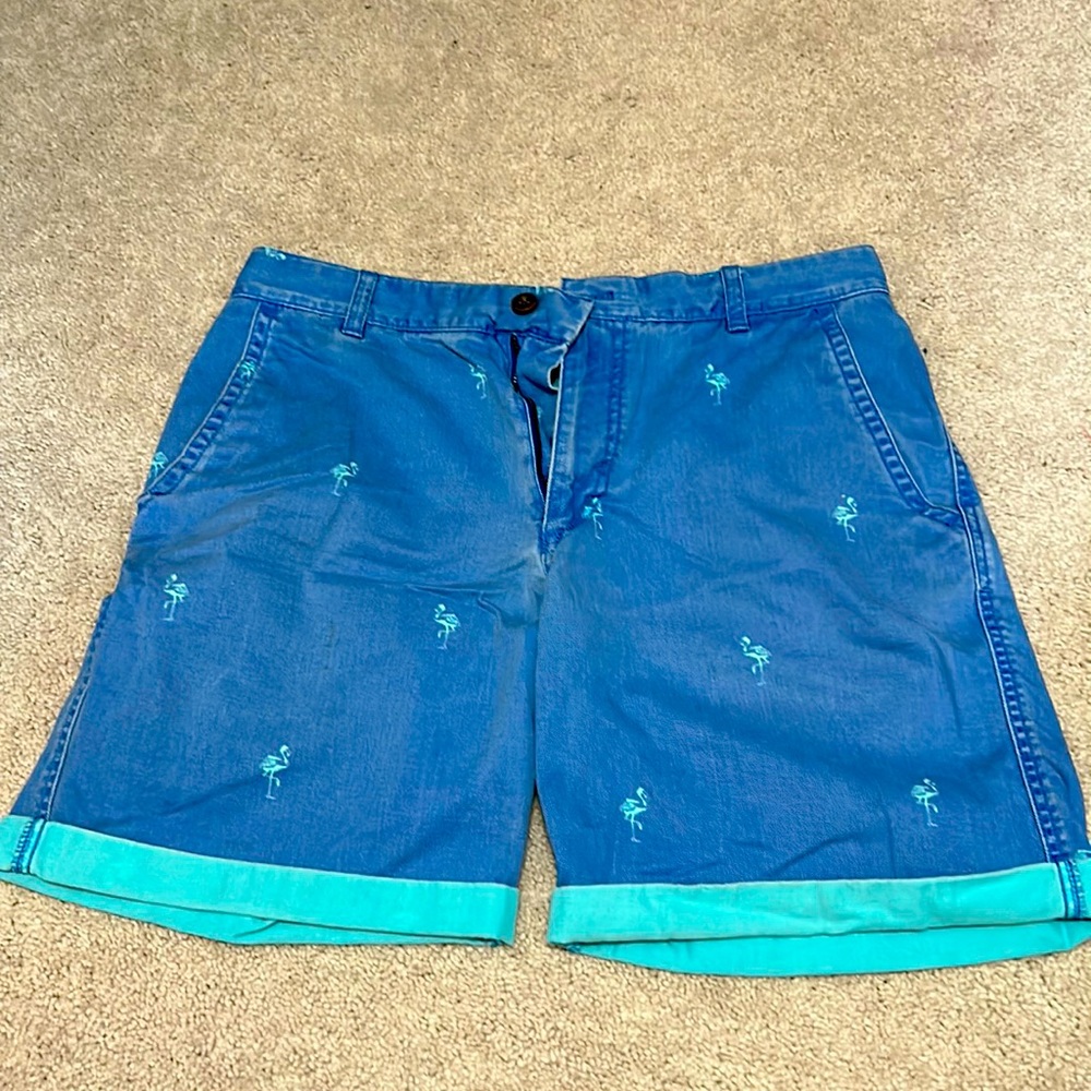 Izod flamingo shorts!
